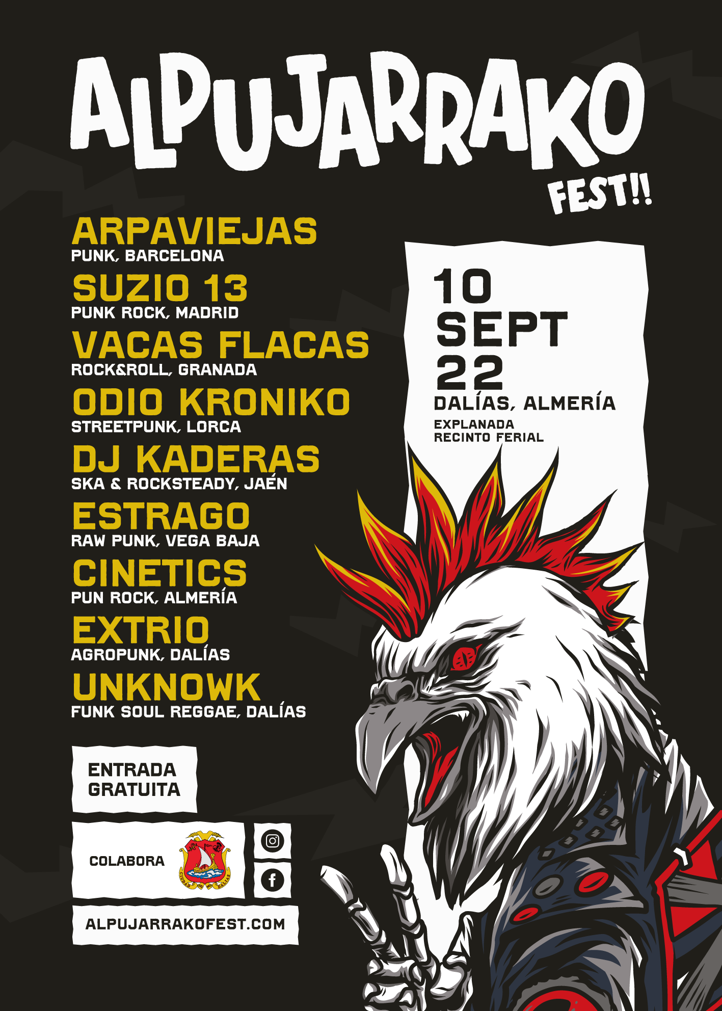 El 'Alpujarrako Fest' de Dalías revela su cartel completo