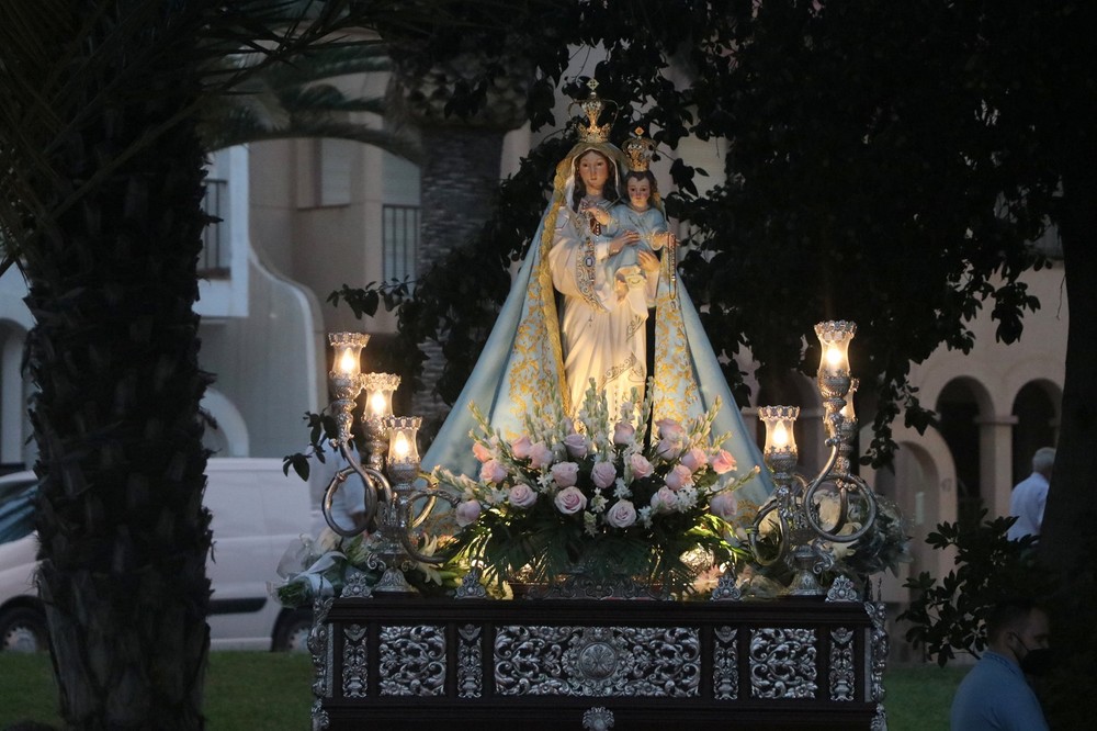 Arrancan las Fiestas en Balerma en honor a la Virgen de las Mercedes con la apertura del recinto ferial y el ‘Día del Niño’