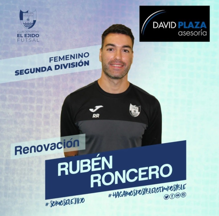 Rubén Roncero renueva al frente del Femenino de fútbol sala