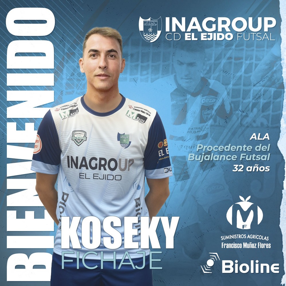 Inagroup El Ejido Futsal se refuerza con la incorporación de Koseky