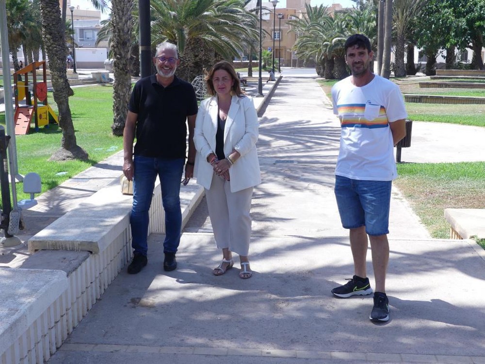 Cs pide soluciones para los daños existentes en el parque de El Palmeral en Balerma