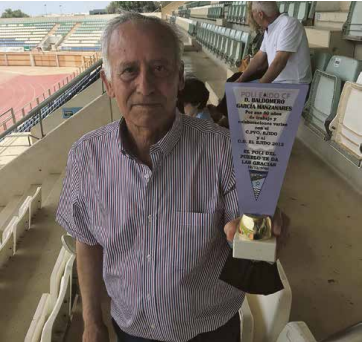 Fallece Baldomero García, un hombre del pueblo que trabajó por los equipos de fútbol y fue un mayordomo de lujo en las fiestas patronales