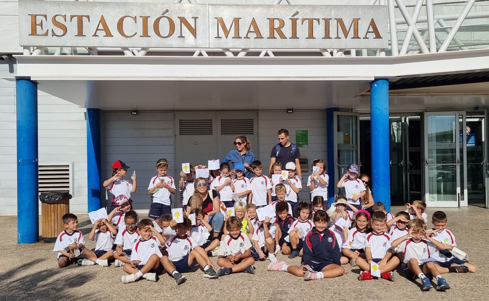 Los alumnos del colegio SEK Alborán visitan el Puerto de Almería