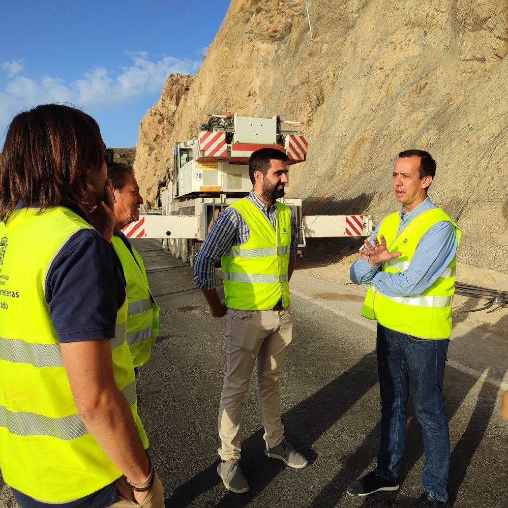 El Gobierno ultima las obras de emergencia en El Cañarete, que afrontan ya su recta final