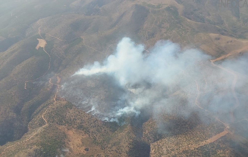 La Guardia Civil investiga a un sospechoso por el incendio en el Cortijo de la Cruz