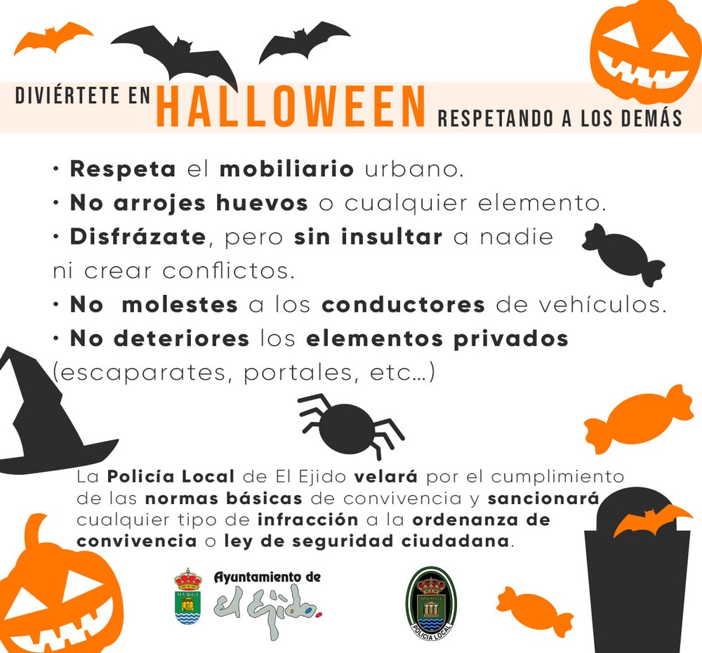 El Ayuntamiento activa un Dispositivo especial con más de 30 agentes de Policía Local de cara a la celebración de Halloween