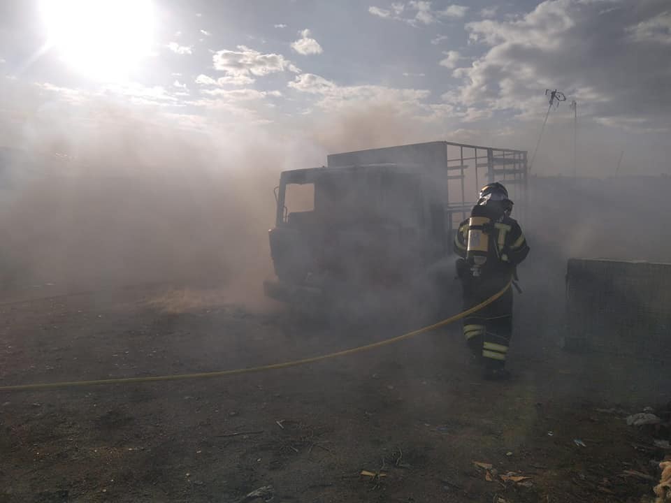 Controlado el incendio en el paraje de Nejite en Berja