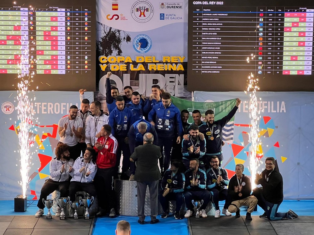 Medalla de bronce para Club Deportivo Halterejido en la copa del Rey