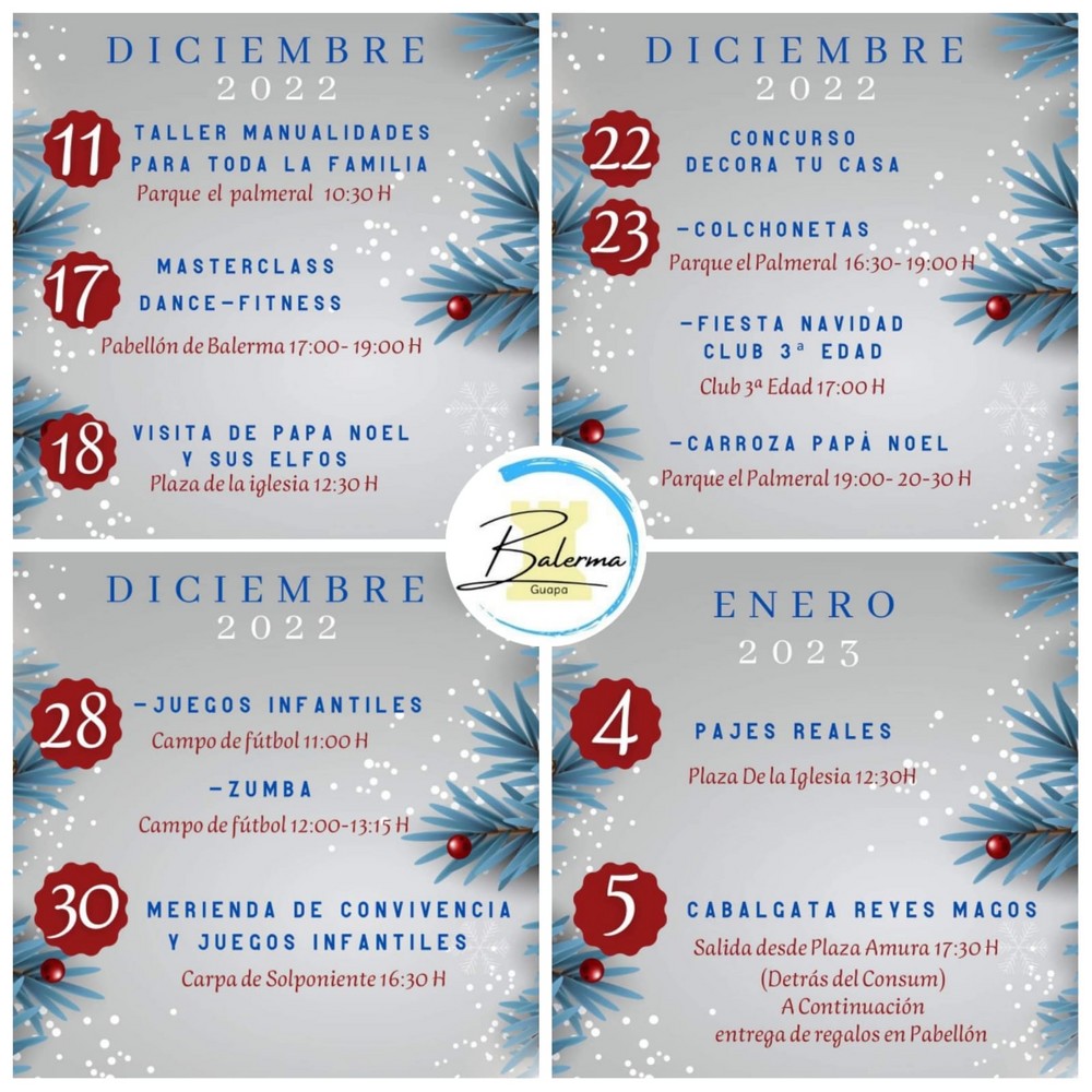 La programación de Navidad llega también a los núcleos