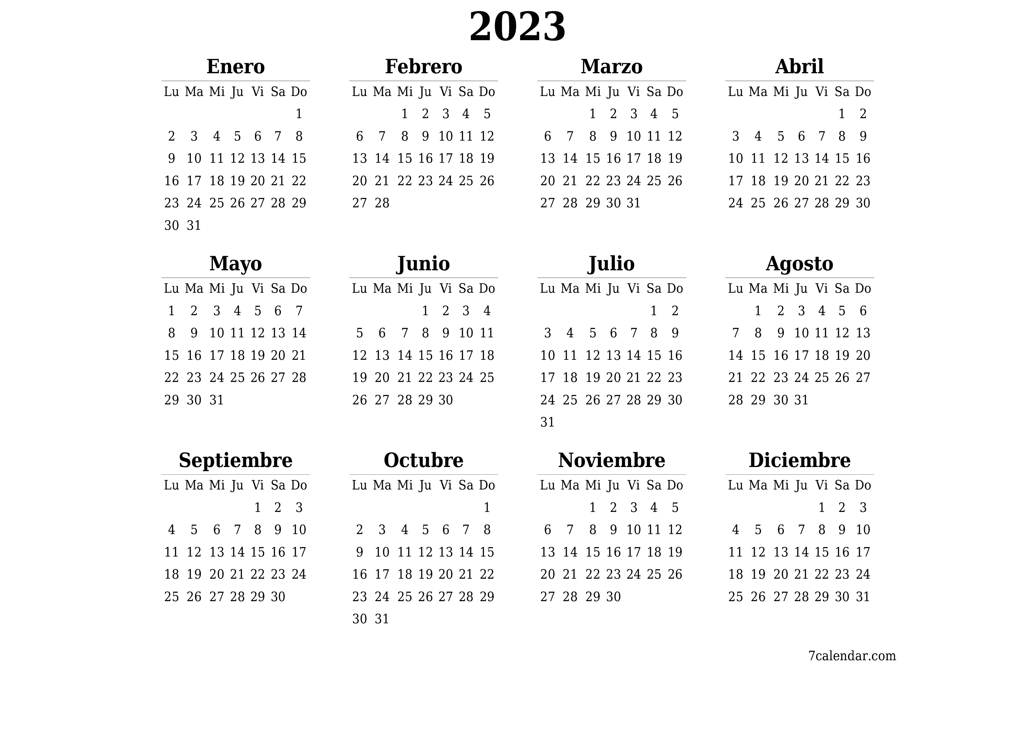 2023, año intenso