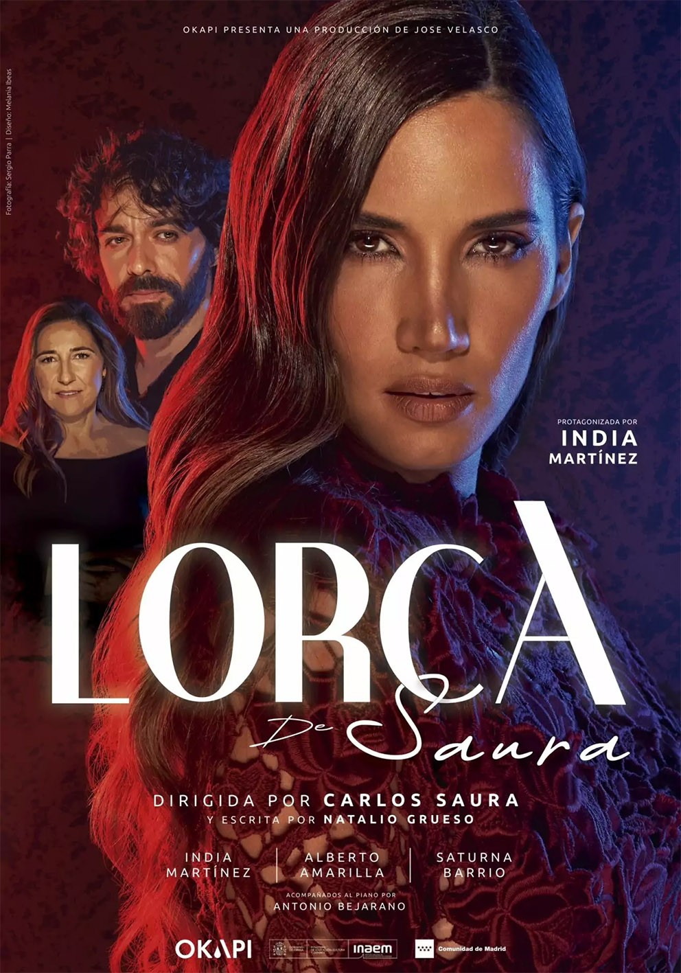 India Martínez llega a El Ejido en su debut como actriz con la obra ‘Lorca de Saura’