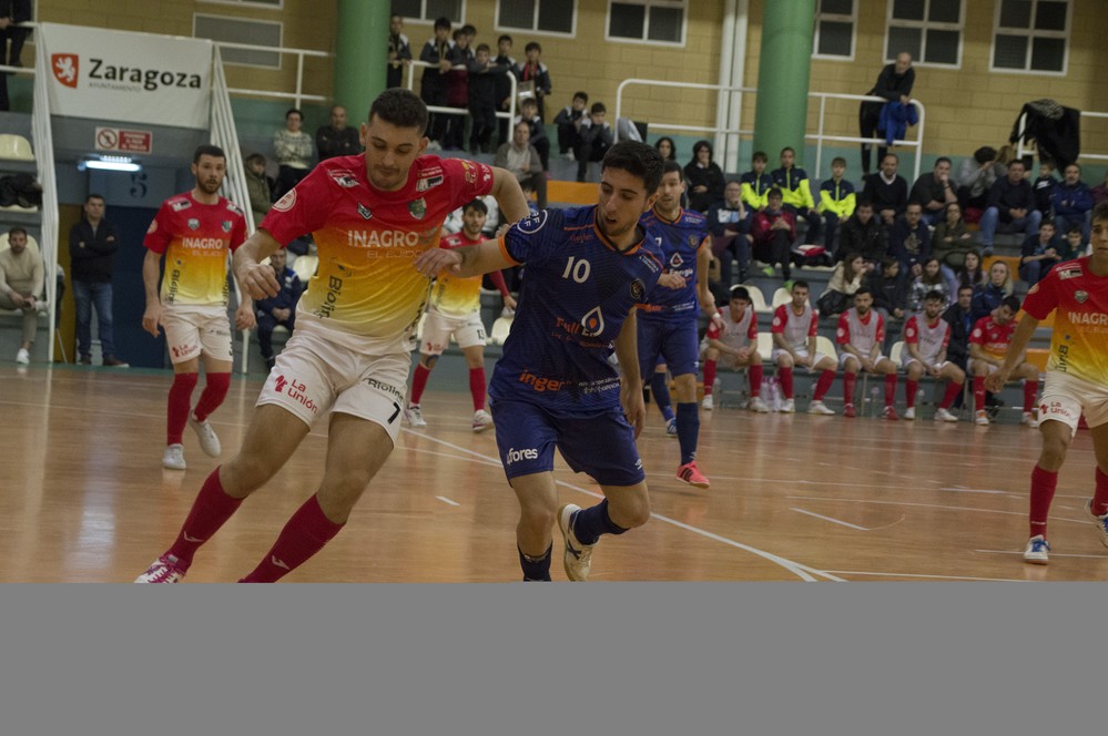 Inagroup El Ejido Futsal se vuelve de vacío de Zaragoza en un partido muy igualado
