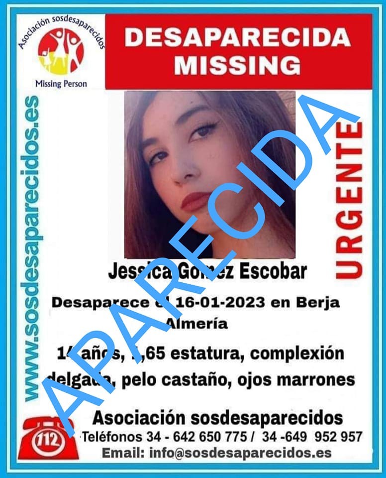 Encuentran "en buen estado" a la menor desaparecida en Berja