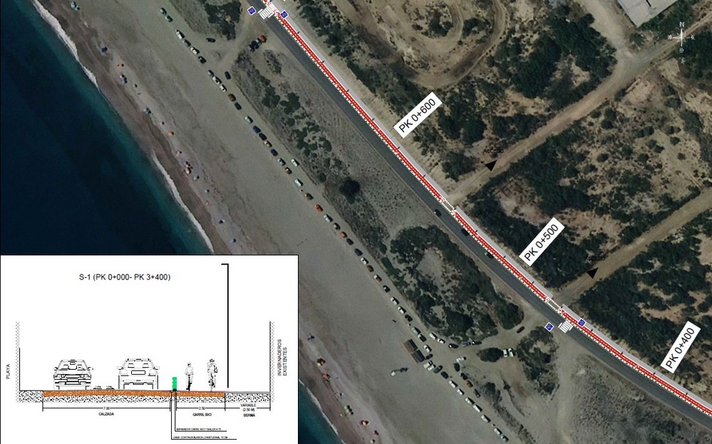Adjudicadas las obras de construcción del carril bici que unirá Balerma y Guardias Viejas con una inversión de 1 millón de euros