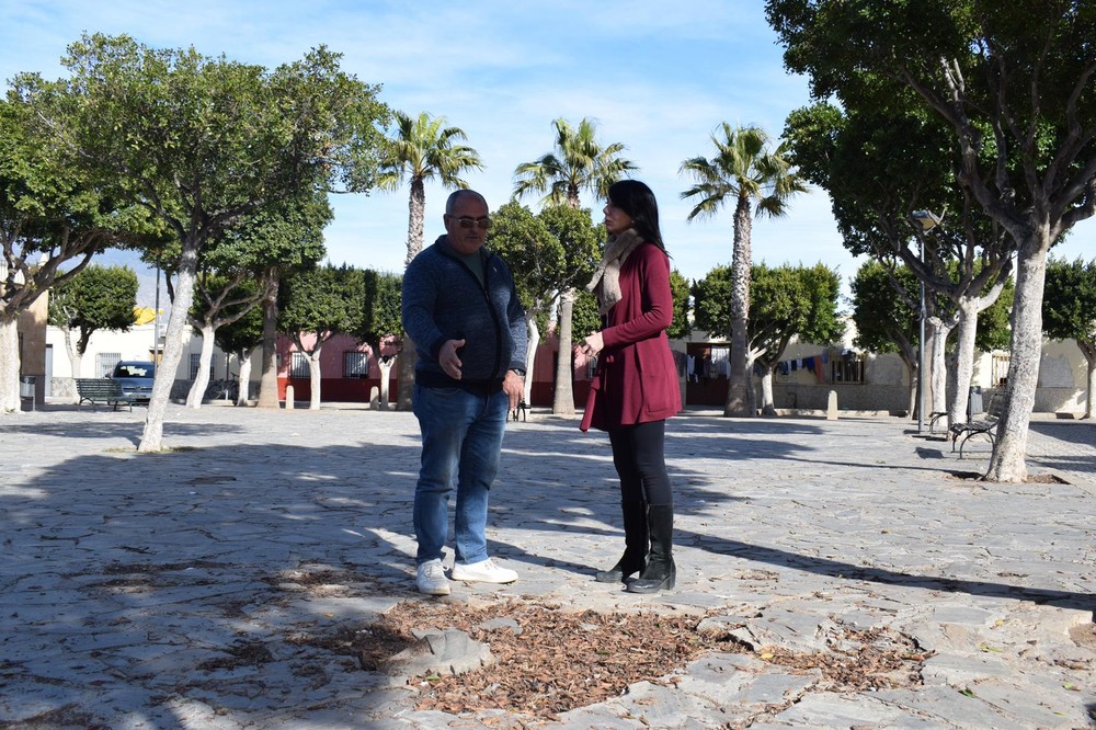 VOX reclama al gobierno ejidense una actuación integral en la Plaza de La Libertad de Las Norias de Daza