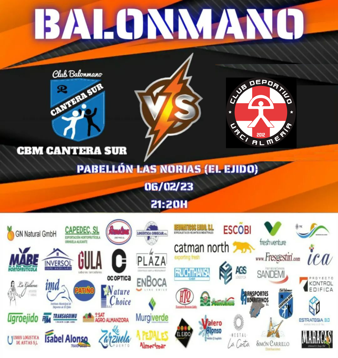 Nuevo derbi poniéndose al día el CBM Cantera Sur El Ejido y el CD Urci Almería B