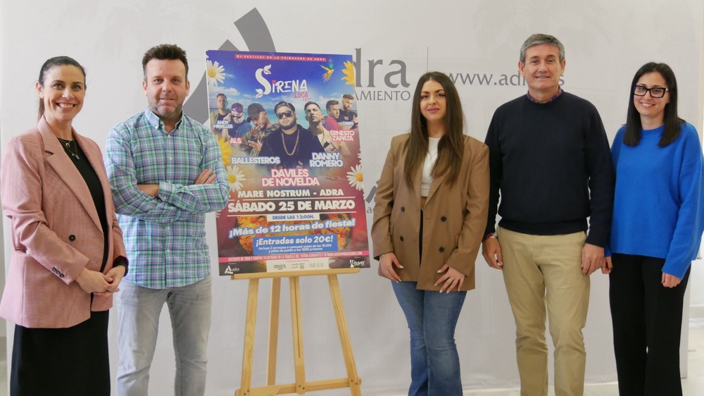 Adra presenta el ‘Sirena Loca Fest’ un nuevo festival de música urbana