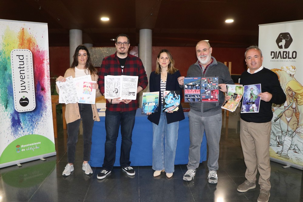 Marina Martínez, Juan Jesús Fernández y Mircea Prihoanca ganadores del Concurso Provincial de Festicómic El Ejido