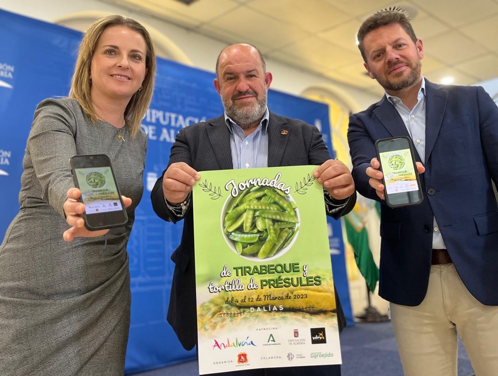 Jornadas de tirabeques y tortilla de présules del 4 al 12 de marzo en Dalías con el apoyo de Diputación y Junta