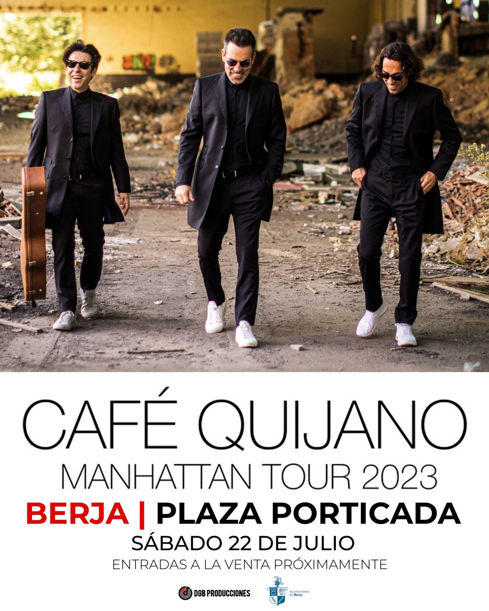 Café Quijano llega a la Plaza Porticada de Berja con ‘Manhattan Tour 2023’