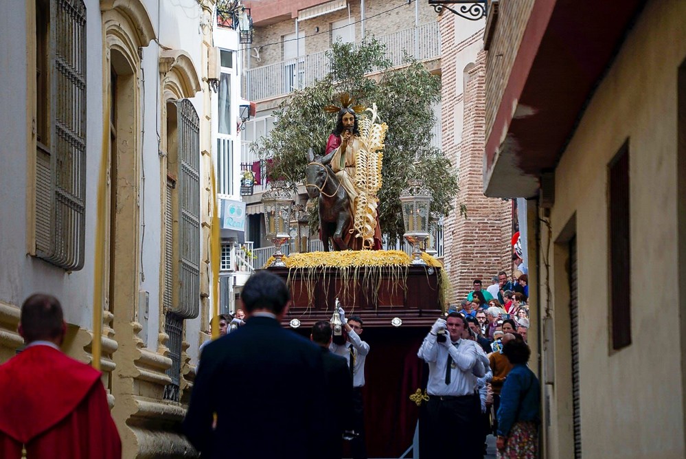 'La Borriquita' de Adra inaugura las procesiones del municipio