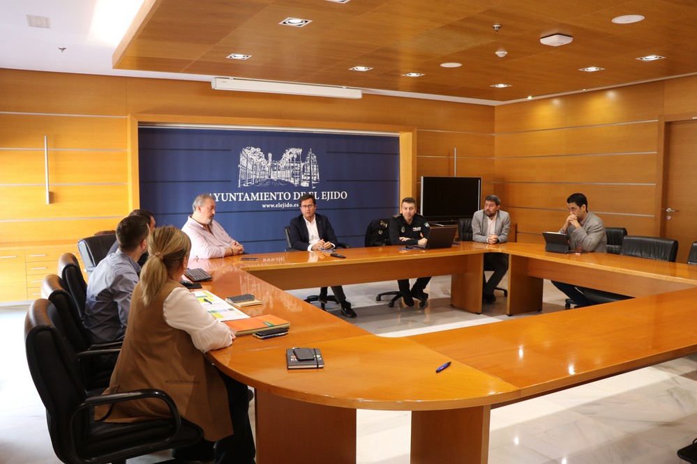 Reunión de trabajo con la empresa InnovaSur para supervisar el grado de implantación del Proyecto de videovigilancia
