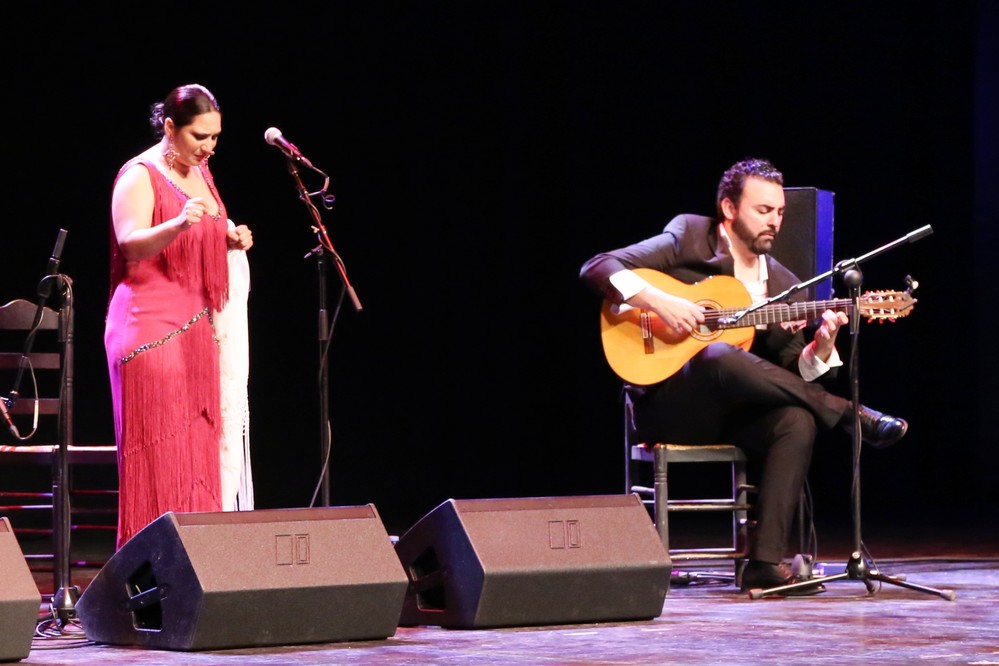 Anabel Valencia y Alicia García se suben al escenario del Auditorio dentro del III Festival Flamenco