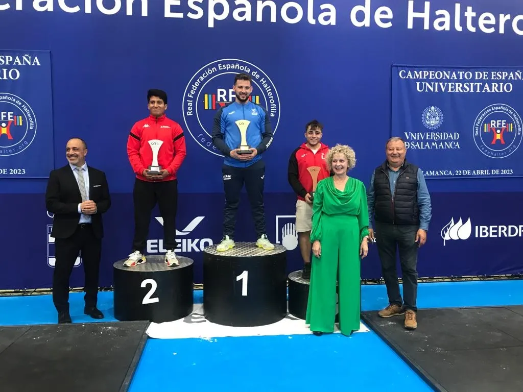 Manuel Sánchez se proclama campeón de España Universitario de halterofilia