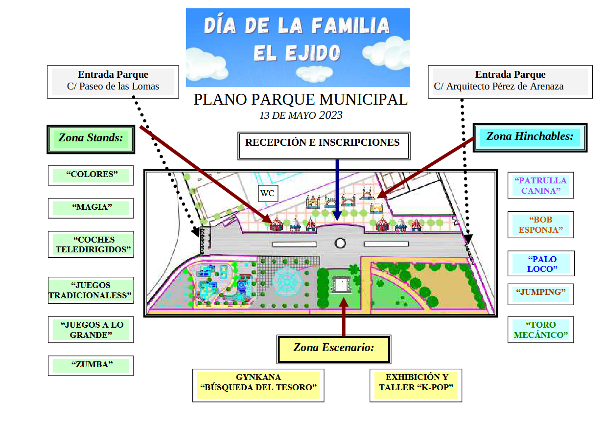 Una gran jornada en el Parque Municipal, charlas, cineclub y un encuentro intergeneracional para celebrar la X Semana de la Familia en El Ejido