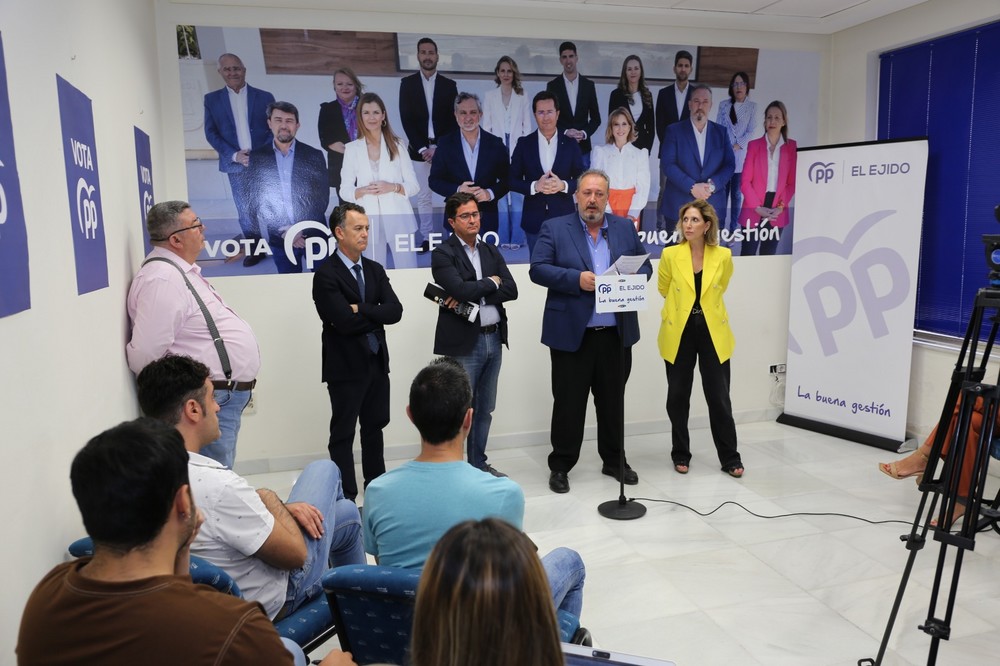 El PP saca pecho de su gestión económica al frente del Ayuntamiento de El Ejido