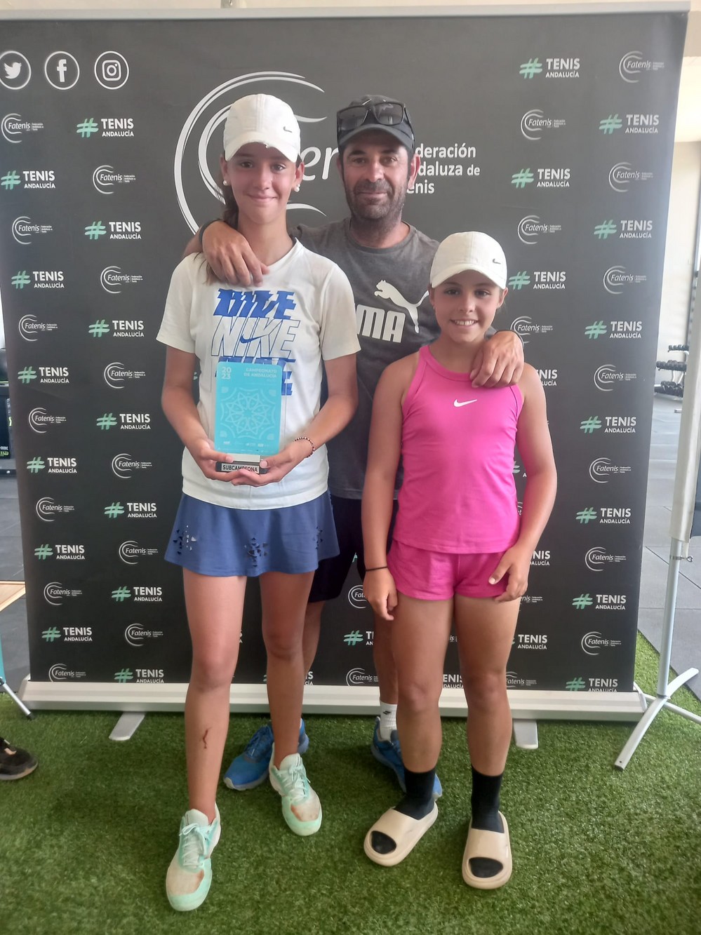 Gabriela Clavero, del CT El Ejido, subcampeona de Andalucía alevín de tenis