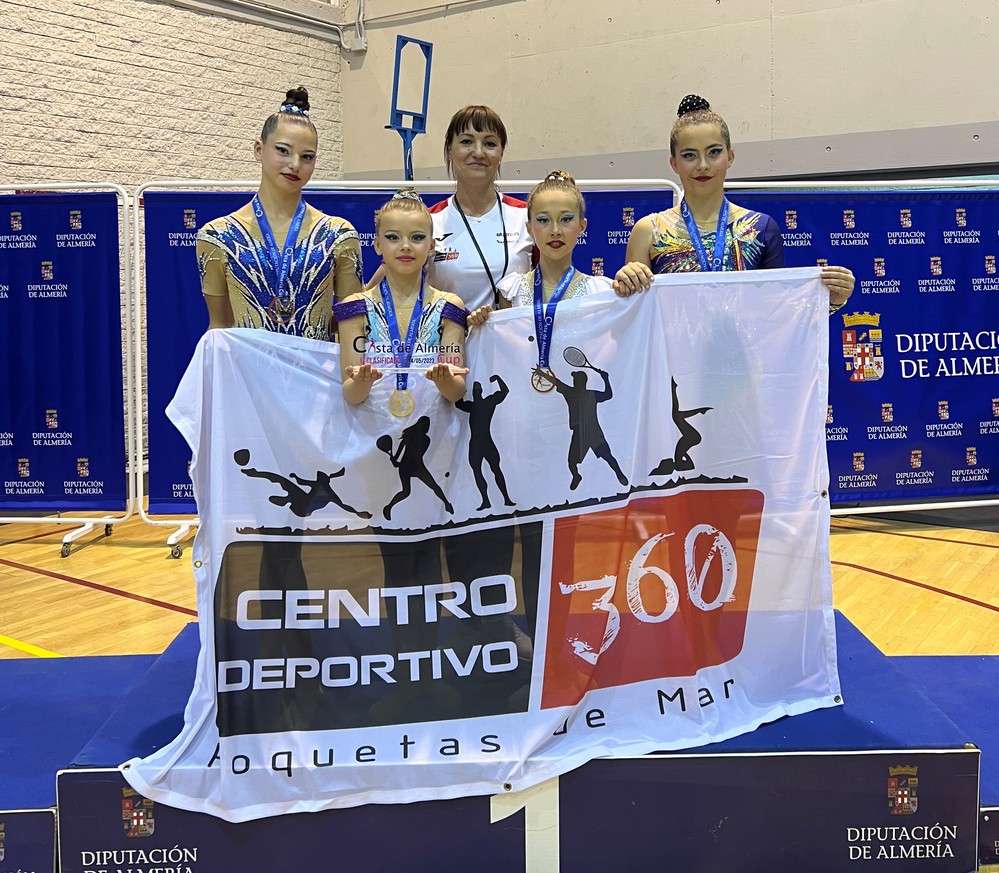 Lluvia de medallas para el Centro Deportivo 360 en los torneos de Garrucha y Almería Cup