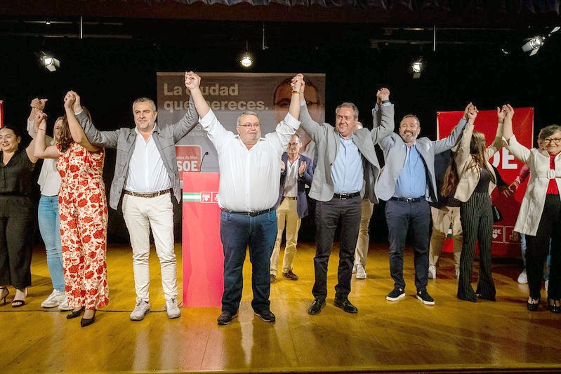 Juan Espadas: “Manolo García es la persona honesta y cabal que va a cambiar el Gobierno en Roquetas de Mar”