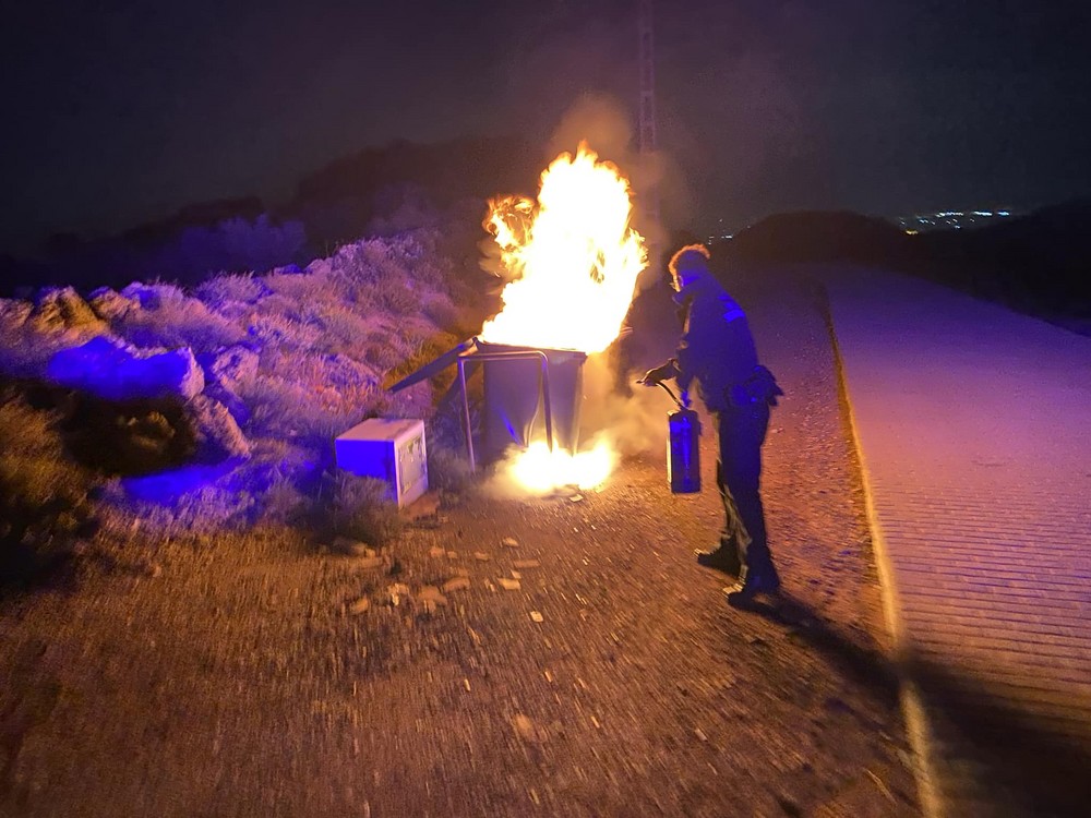 Protección Civil evita un incendio en el Paraje Cordel de Felix