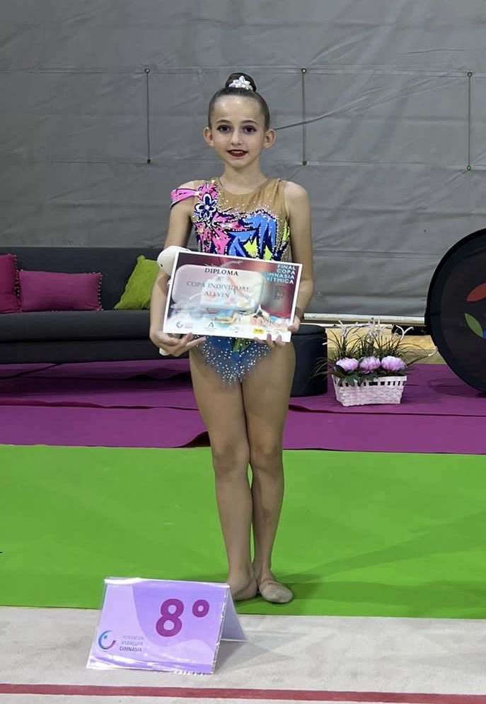 El club Ritmica Navif consigue la octava posición en el Campeonato de Andalucía de Copa Individual