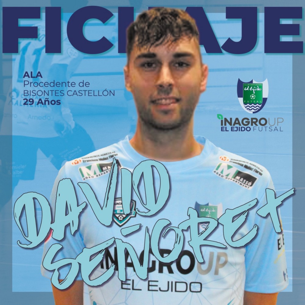 El castellonense David Señoret, nuevo ala cierre del CD El Ejido futsal