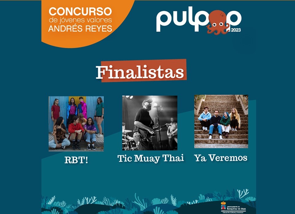 Eligen a los finalistas del Concurso de Jóvenes Valores Pop "Andrés Reyes" Pulpop Festival 2023