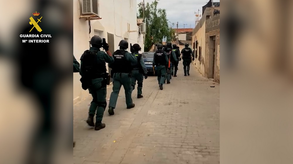 Golpe de la Guardia Civil al narcotráfico en El Ejido
