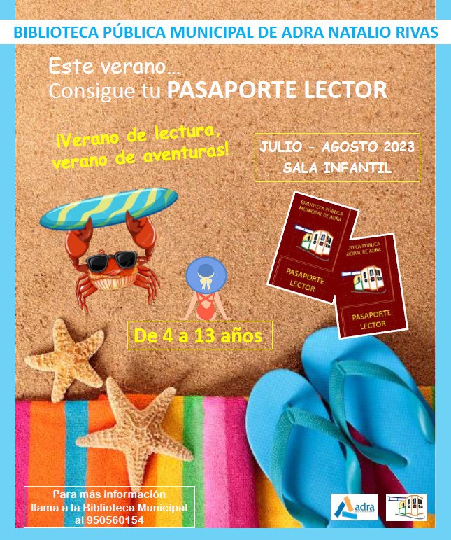 La Biblioteca Municipal de Adra incentiva la lectura entre los más pequeños durante el verano