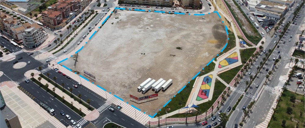 El Ayuntamiento de Roquetas de Mar avanza en la construcción del futuro Recinto Ferial