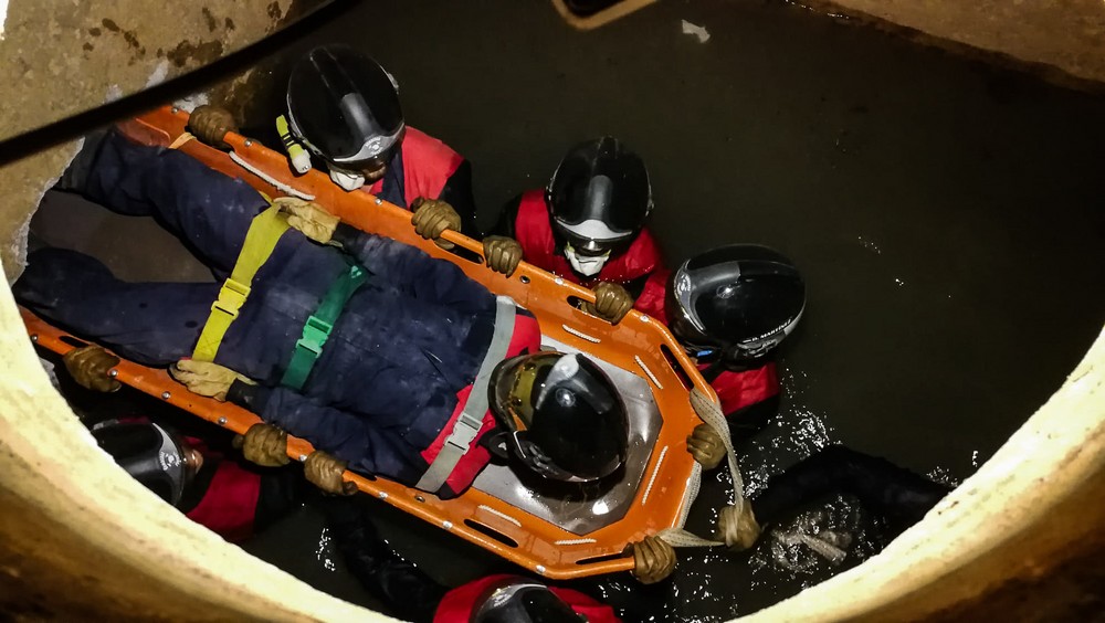 Bomberos del Poniente realiza el simulacro antisísmico más importante de la última década