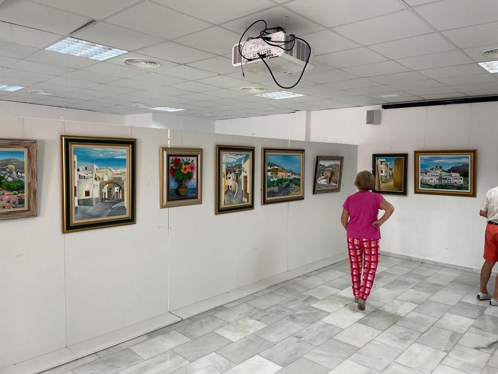 Inaugurada con gran éxito la exposición de pinturas al óleo de José García