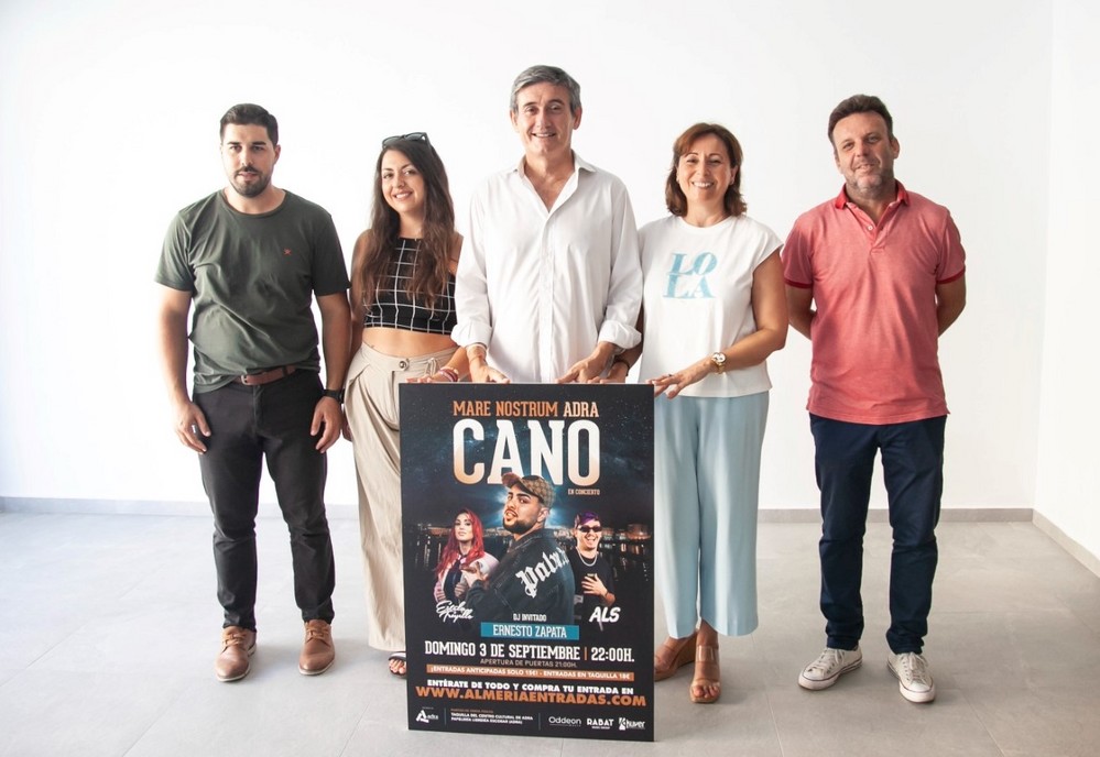 La semana ‘festivo-cultural’ previa a la Feria de Adra 2023 apuesta por los jóvenes con el concierto de Cano