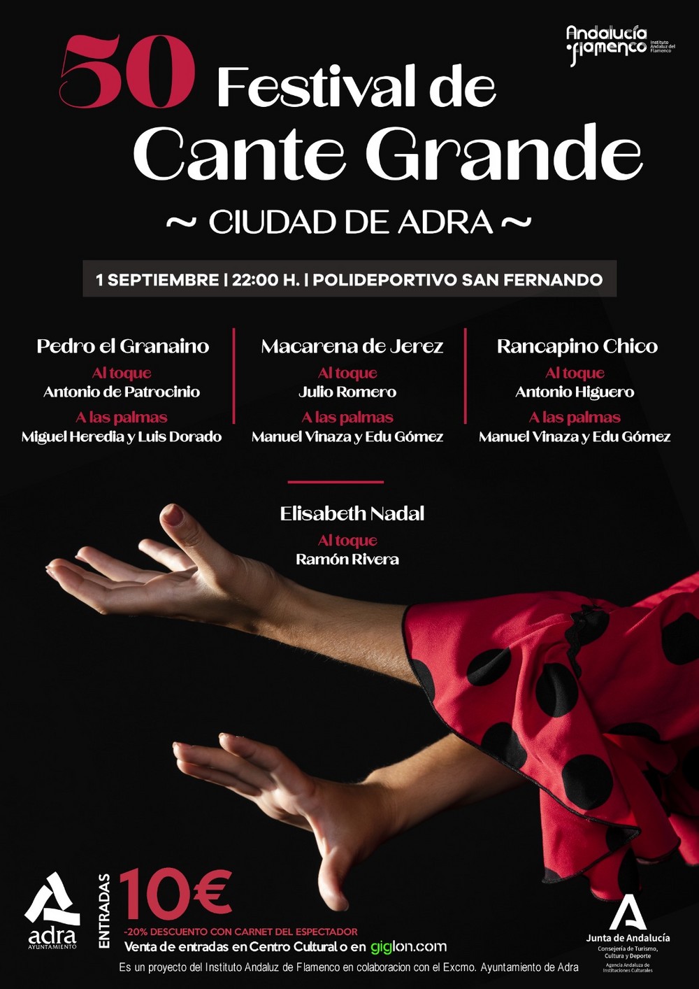 Adra celebra el 50 Festival de Cante Grande
