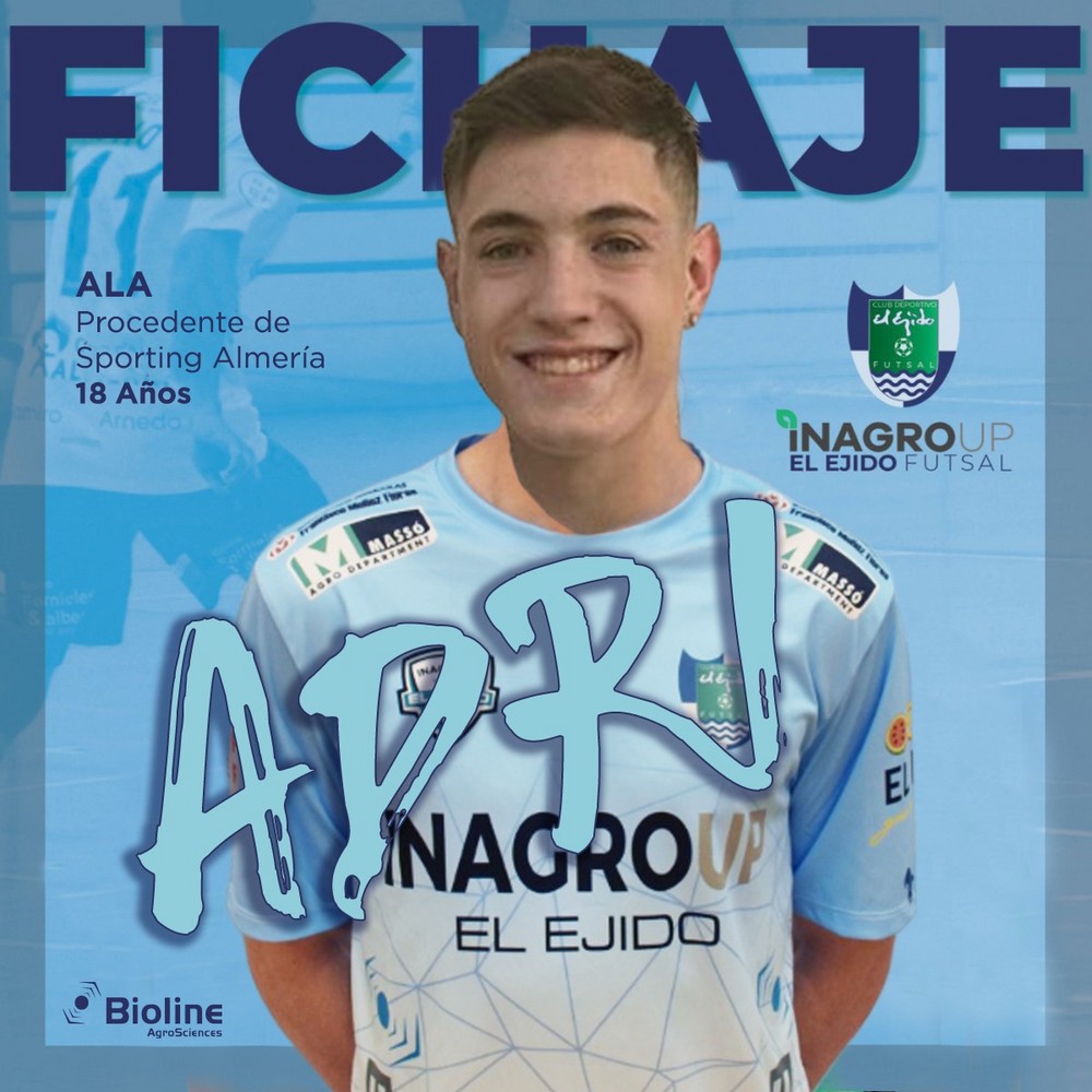 El joven almeriense Adrián Martínez firma con Inagroup El Ejido Futsal