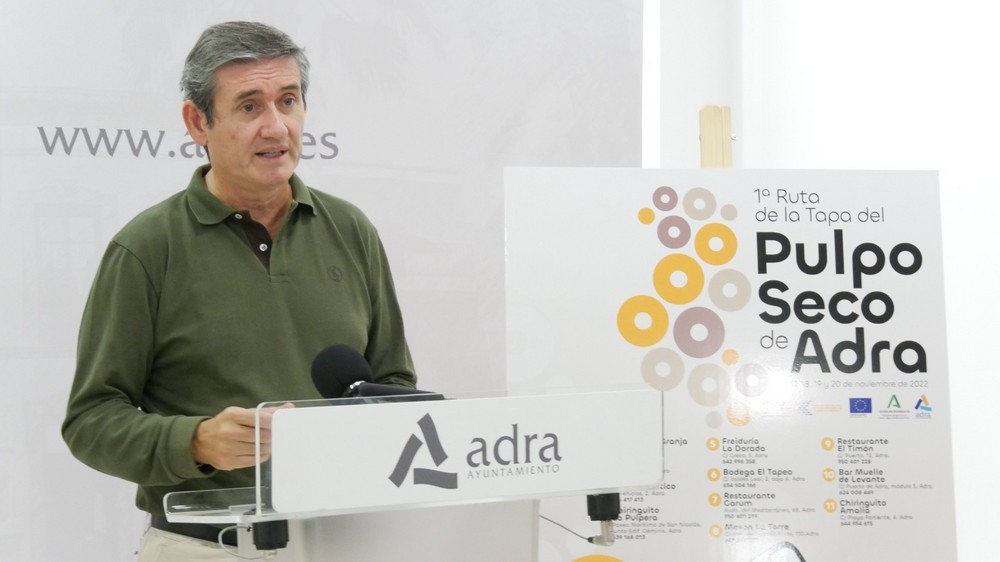 Manuel Cortés celebra que el pulpo seco de Adra esté a un paso de ser una ‘Especialidad Tradicional Garantizada’