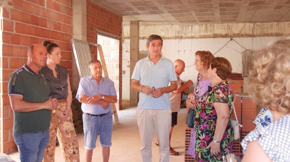 Avanzan a buen ritmo las obras de ampliación del Centro de Mayores de Puente del Río