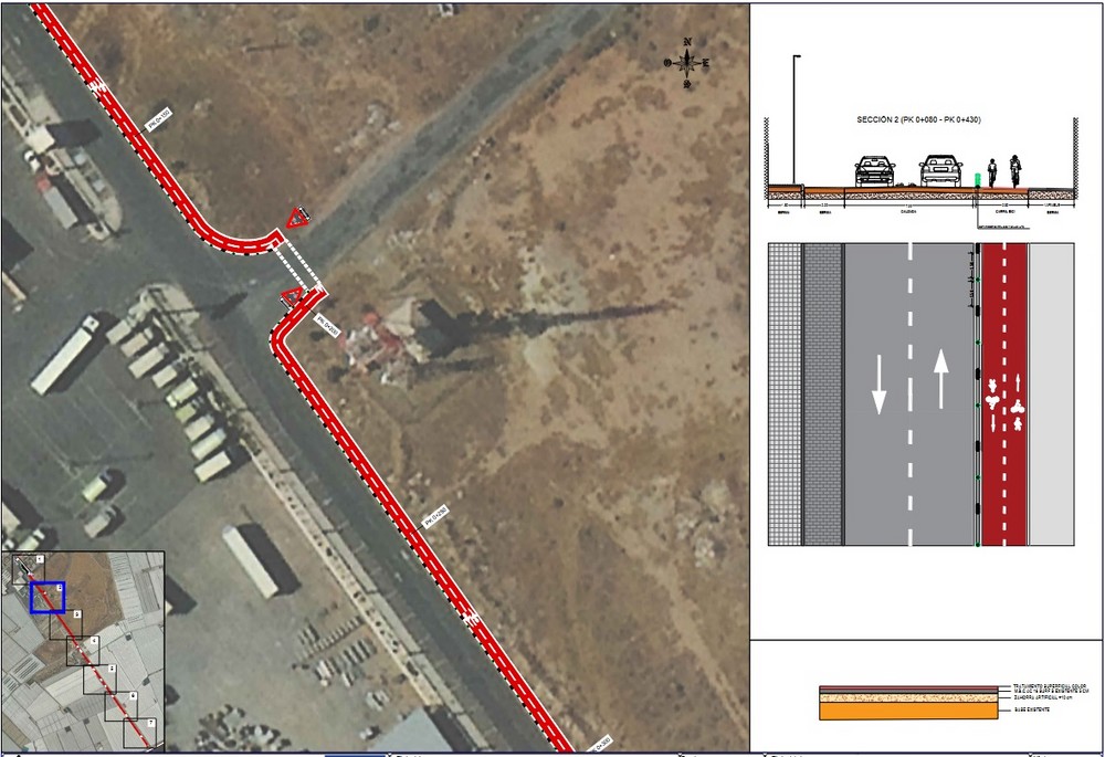 El Ayuntamiento sigue potenciando la movilidad sostenible con la adjudicación del carril bici de la Carretera del Faro de San Agustín