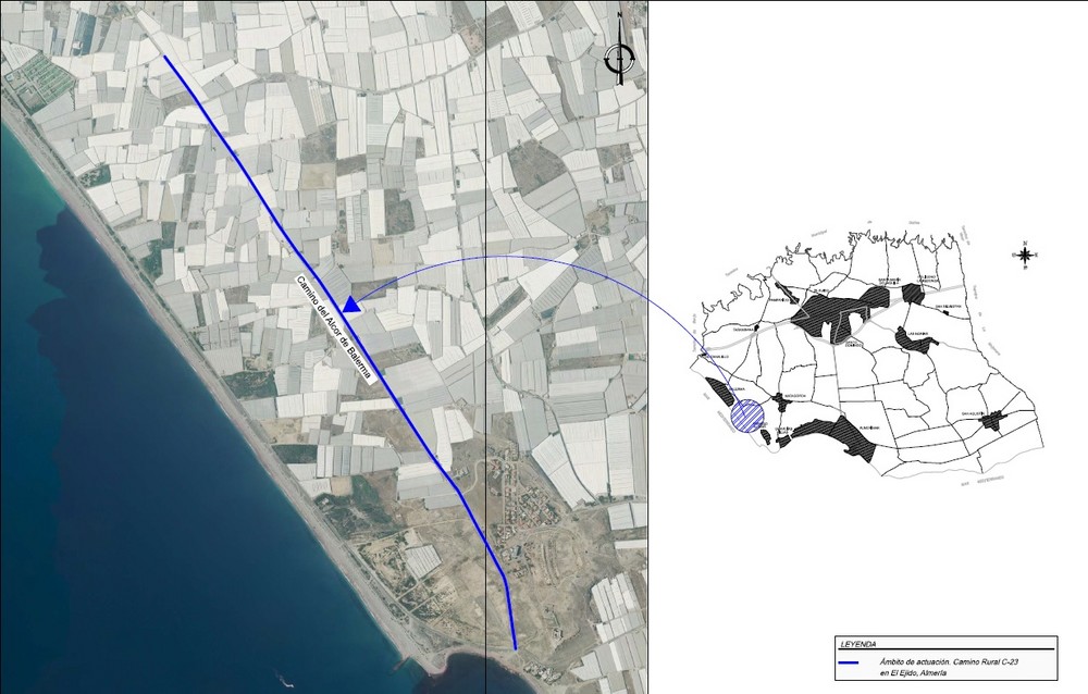 La remodelación del Camino del Alcor de Balerma mejorará la movilidad rural y evitará acumulaciones de agua