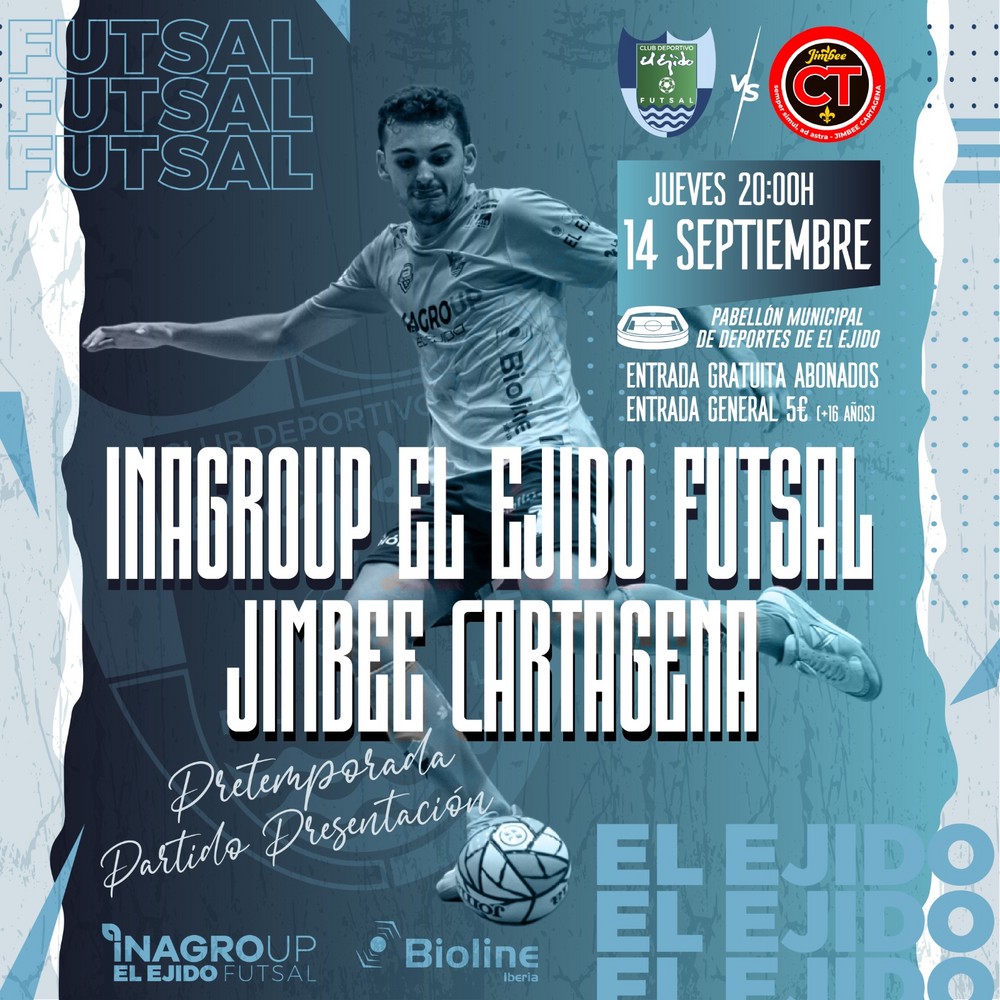 Inagroup El Ejido Futsal cierra la pretemporada frente a Jimbee Cartagena
